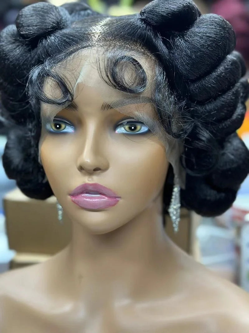 HD Full Lace Knotless Box Braids Wig | Handmade African Braiding Hair