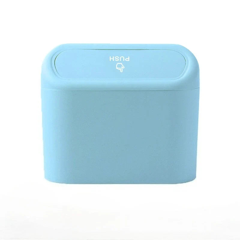 Car Trash Can (With Lid), Small Car Trash Can, Leak-Proof Mini Car Supplies