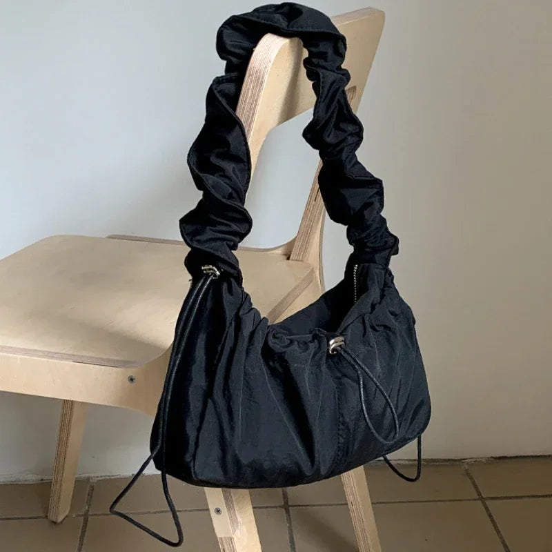 Simple Fashion Fold Shoulder Bag | Vintage Casual Designer Underarm Crossbody Bag (New Luxury High Quality Handbags & Purses)