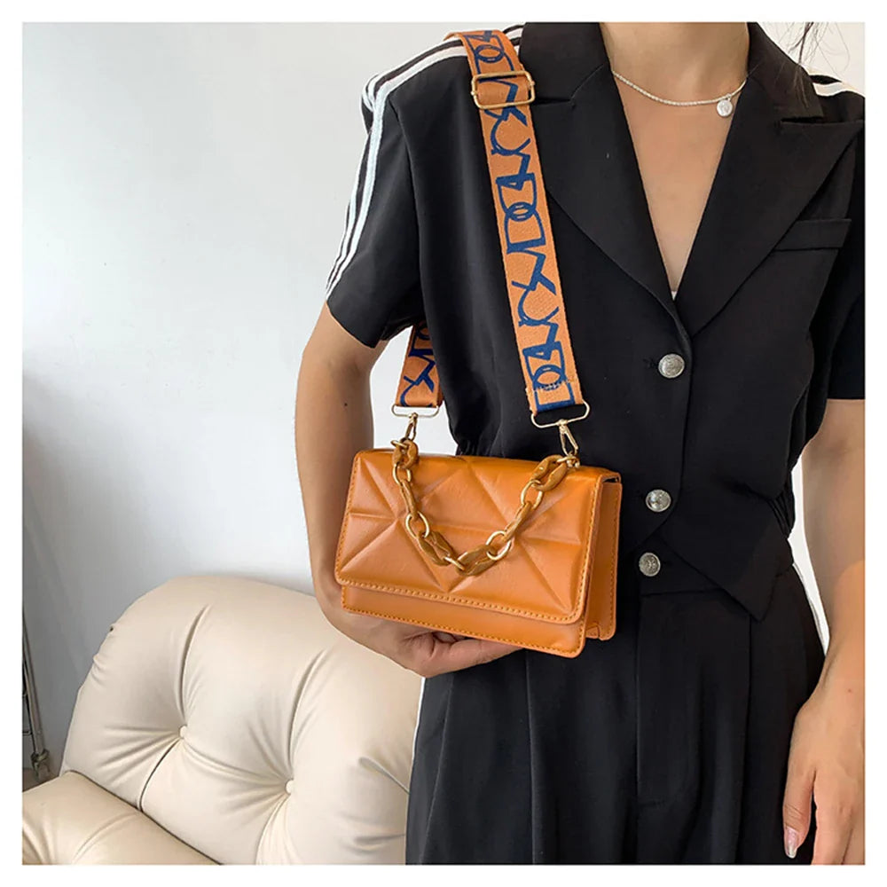 Winter Large Shoulder Bags for Women | Stone Pattern PU Leather Crossbody Bags & Brand Pink Tote Handbags (Chains Shopper Clutch Purse)