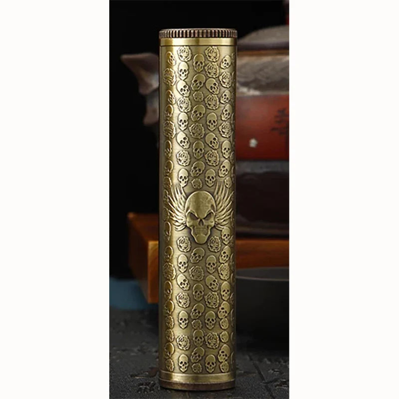 Retro Dragon Metal Cigarette Case Holds 5 Cigarettes Relief Craft Buddha Smoking Box Waterproof Tobacco Accessories for Men