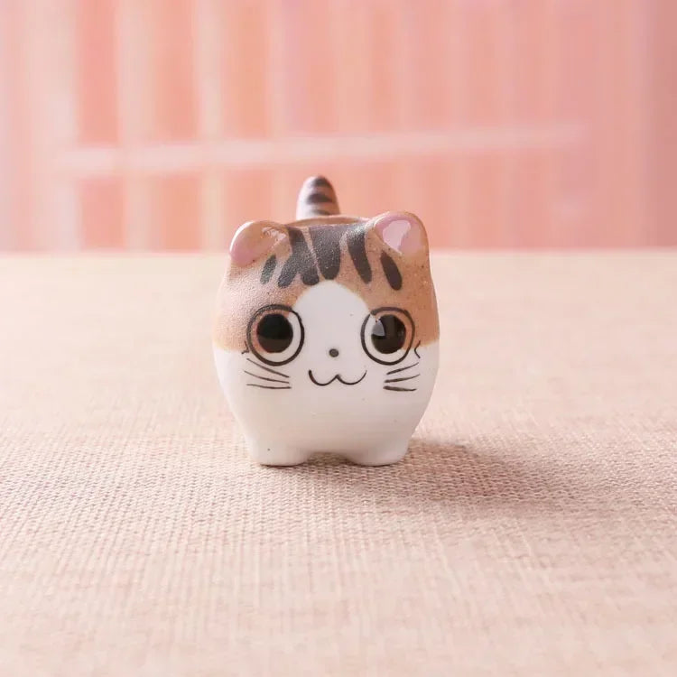 Ceramic Flower Pot Cute Cat Succulent Plant Pots Vase Simulation Cartoon Animal Pots Planters for Indoor Plants Home Decoration