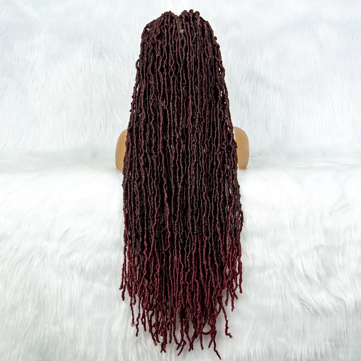KIMA 36" Colorful Dreadlocks Braids Wig | Full Lace Front & Baby Hair