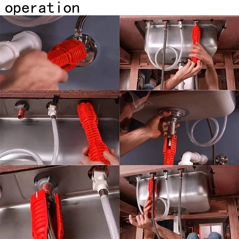 (8 in 1) Faucet and sink installer, multi-function wrench plumbing tool for toilet/sink/bathroom/kitchen plumbing, etc
