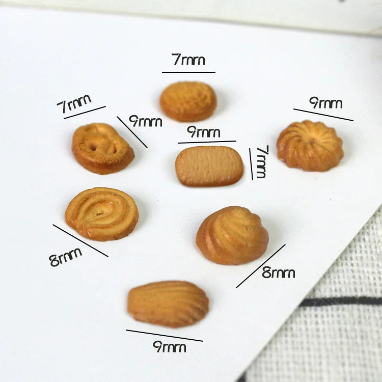 Cute Cat Bread Toast Model Toys Miniature Photography Props Figurines Gift Desktop Ornaments Figurine Decoration Crafts