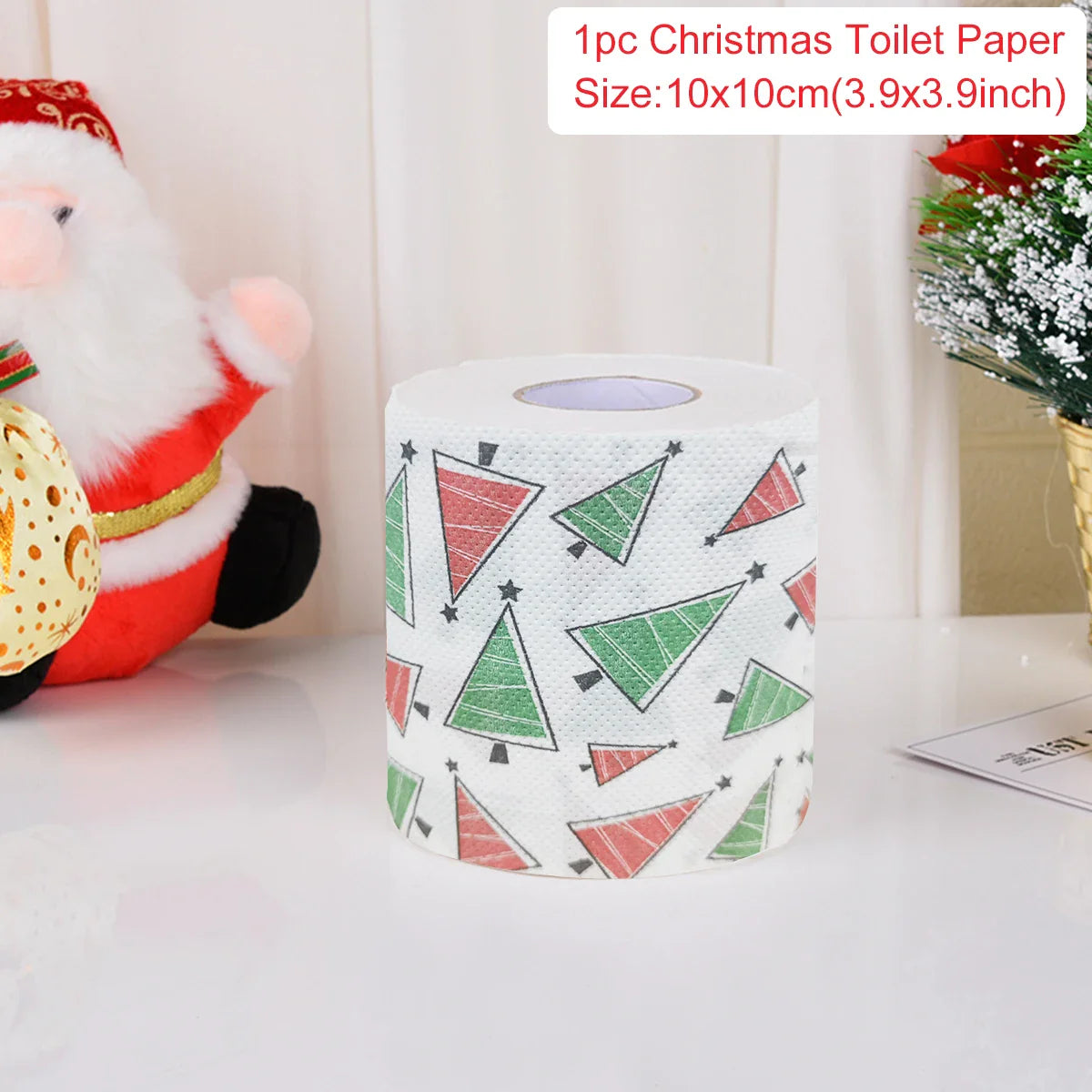 Christmas Santa Claus Bath Toilet Roll Paper Merry Christmas Decoration for Home 2025 Xmas Decor Navidad Natal New Year Gift