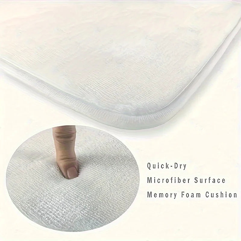 VIKAMA Fresh Pink Rose Non-Slip And Dirt-Resistant Carpet, Floor Mat In Entrance, Bathroom, Kitchen And Balcony Home Decoration.