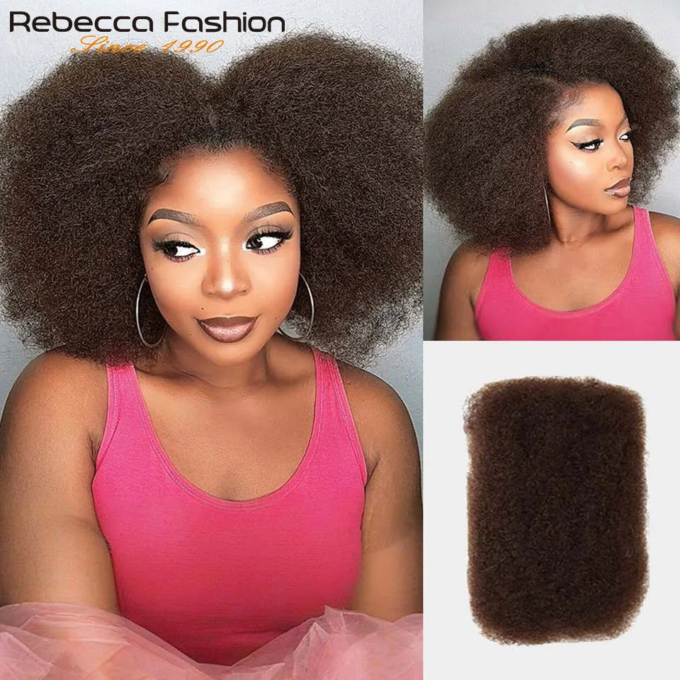 Afro Kinky Bulk Human Hair for Braids & Locs | Natural Color Virgin Remy Extensions