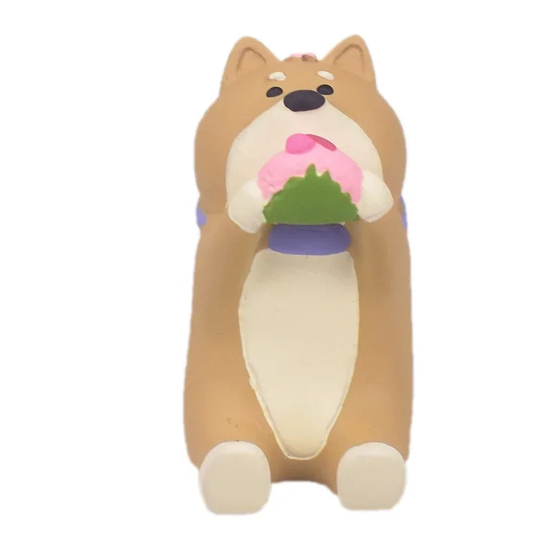 Cute Cat Ornament Admiring Flowers Scene ZAKKA Cherry Blossom INS Trendy Toy DIY Resin Handicraft Ornament