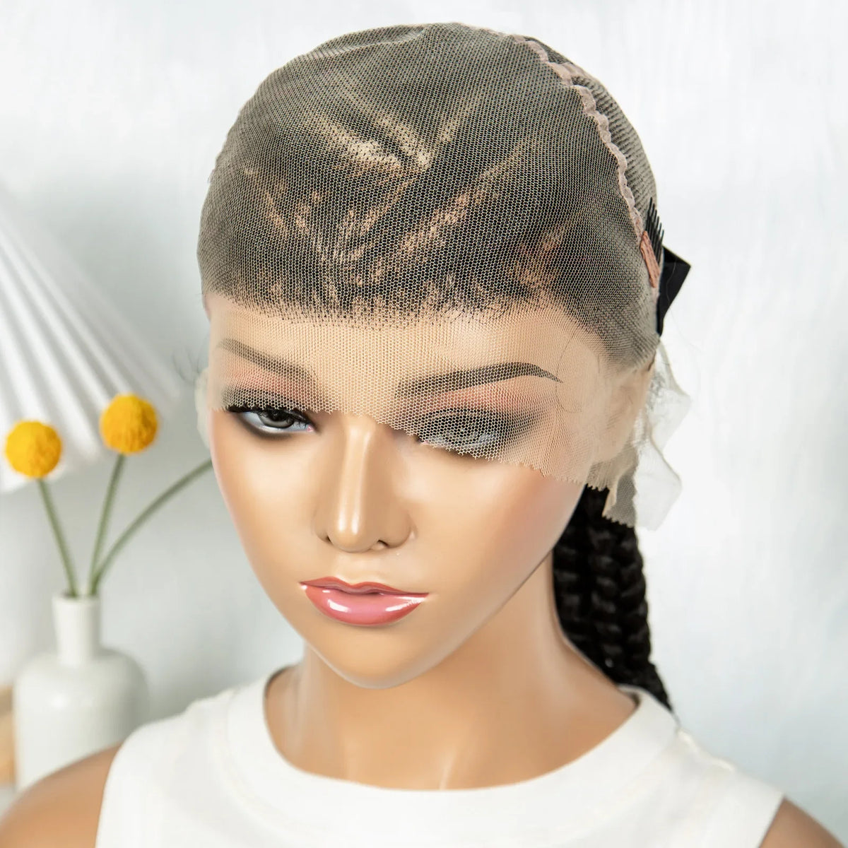 Box Braids Wig Crochet Hair Bohemian Braids Braiding Hair With  Pre-plucked Synthetic Crochet Hair for Women