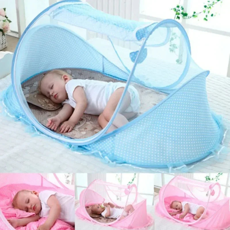 0-3Years Portable Foldable Baby Netting Polyes Newborn Sleep Bed Travel Baby Mosquito Nets Travel Bed Netting Play Tent Children