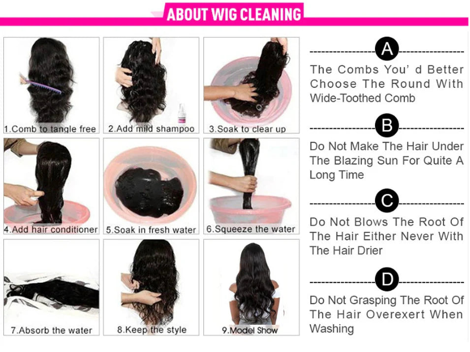16 Inch Loose Water Wave Malaysian 13x4 Lace Front Wig Short Bob Wet & Wavy Glueless 4x4 Closure