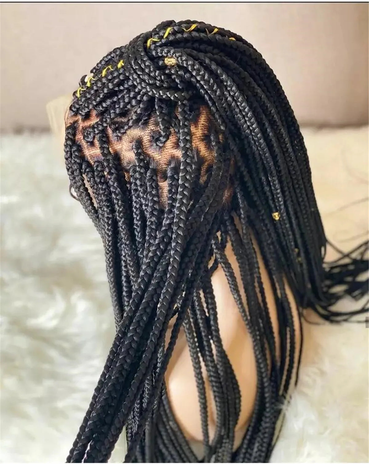 Full Lace Braided Wig | Synthetic Braids | Daily Use | Natural Look