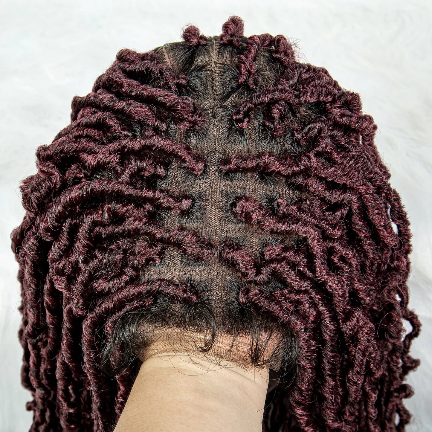KIMA 36" Colorful Dreadlocks Braids Wig | Full Lace Front & Baby Hair