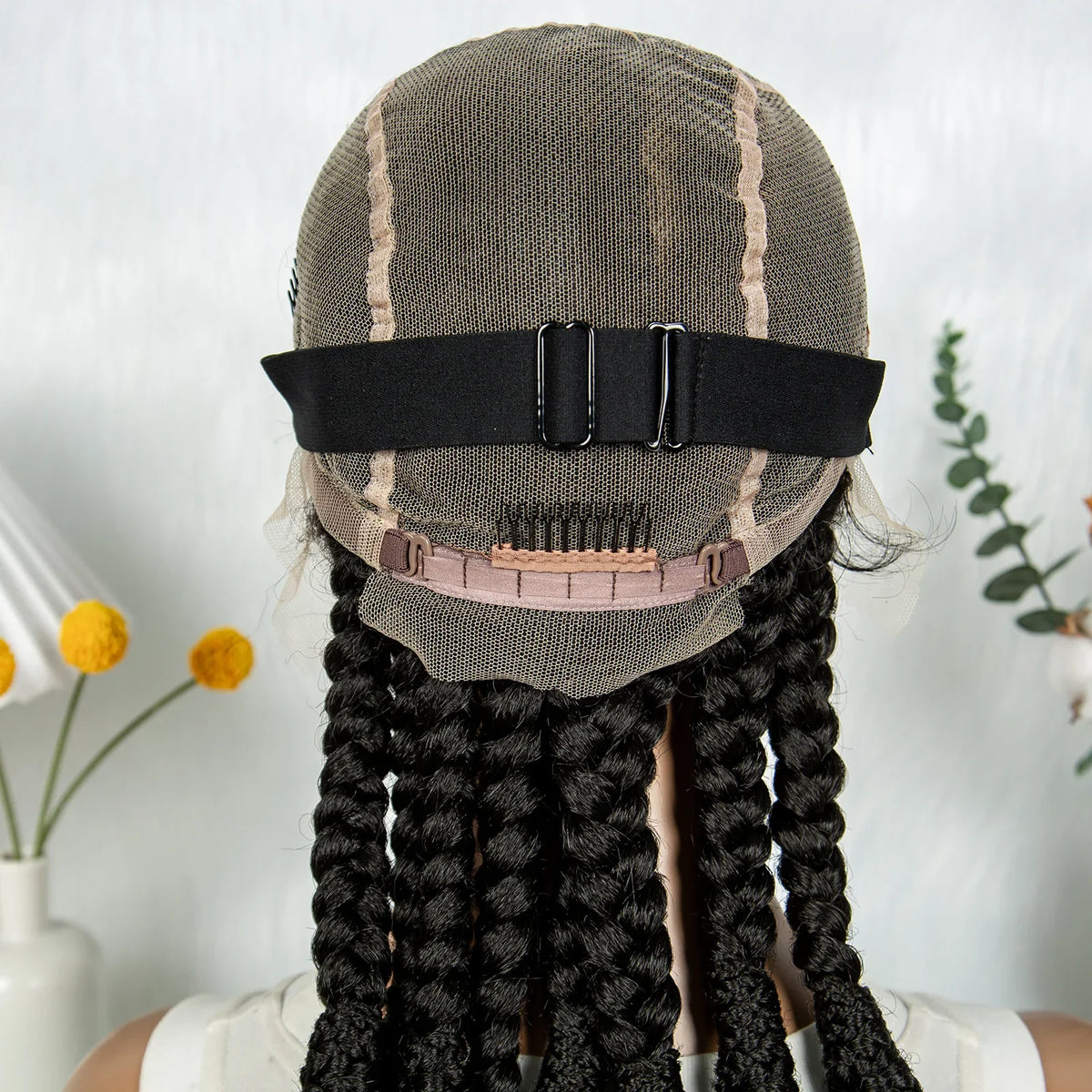 Box Braids Wig Crochet Hair Bohemian Braids Braiding Hair With  Pre-plucked Synthetic Crochet Hair for Women