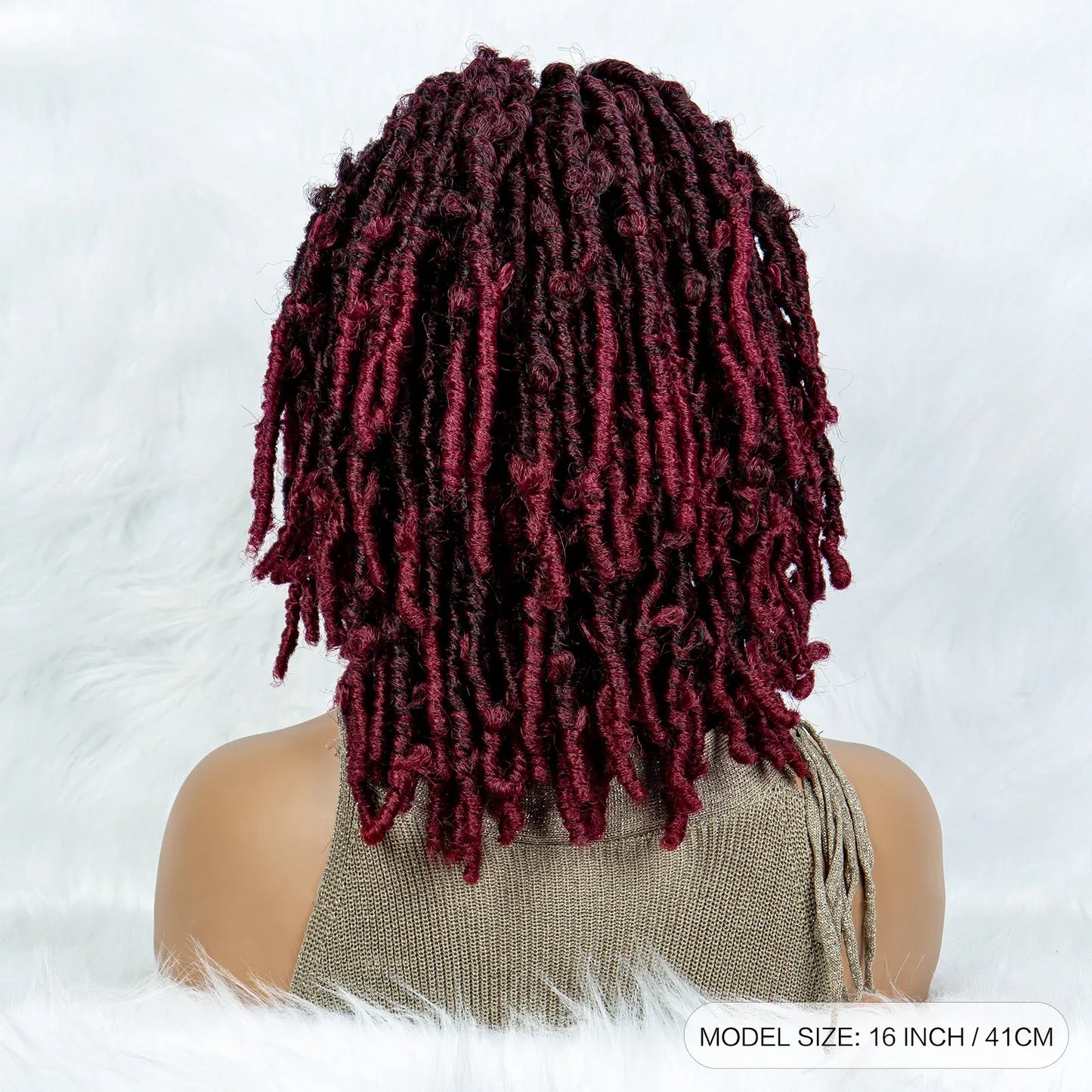 Lightweight Curly End Box Braids Wig | Lace Front