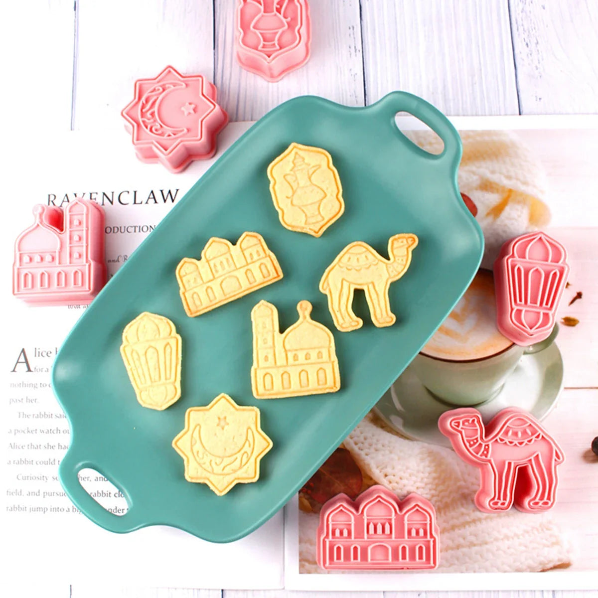Ramadan Decoration 2025 EID Mubarak Biscuit Mold Cookie Cutter DIY Islamic Muslim Party Decor Al Adha Ramadan Kareem Eid Mubarak