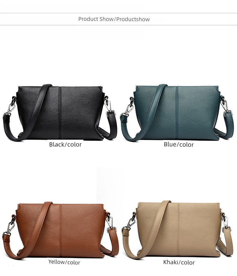 Western Style Soft Leather Women's Crossbody Bag | Fashion Small Square Shoulder Bag (Commuting & Casual Handbag)