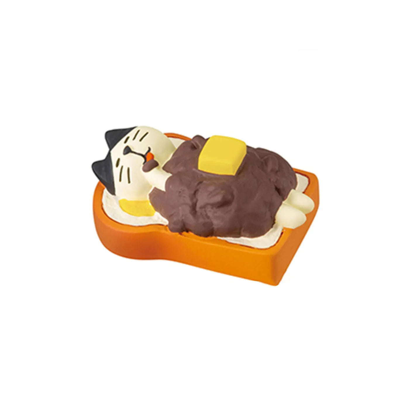 1pc ZAKKA Japanese Cat Food Bakery Coffee Shop Scene Decoration Resin Crafts Small Ornaments Croissant Donut Dessert Cupcake