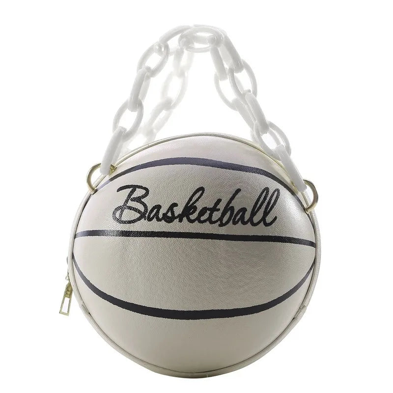 Hot Selling Ladies Spherical Bag | Personality Basketball Bag & New Shoulder Messenger Bag (Korean Round Bag Women's Bag)