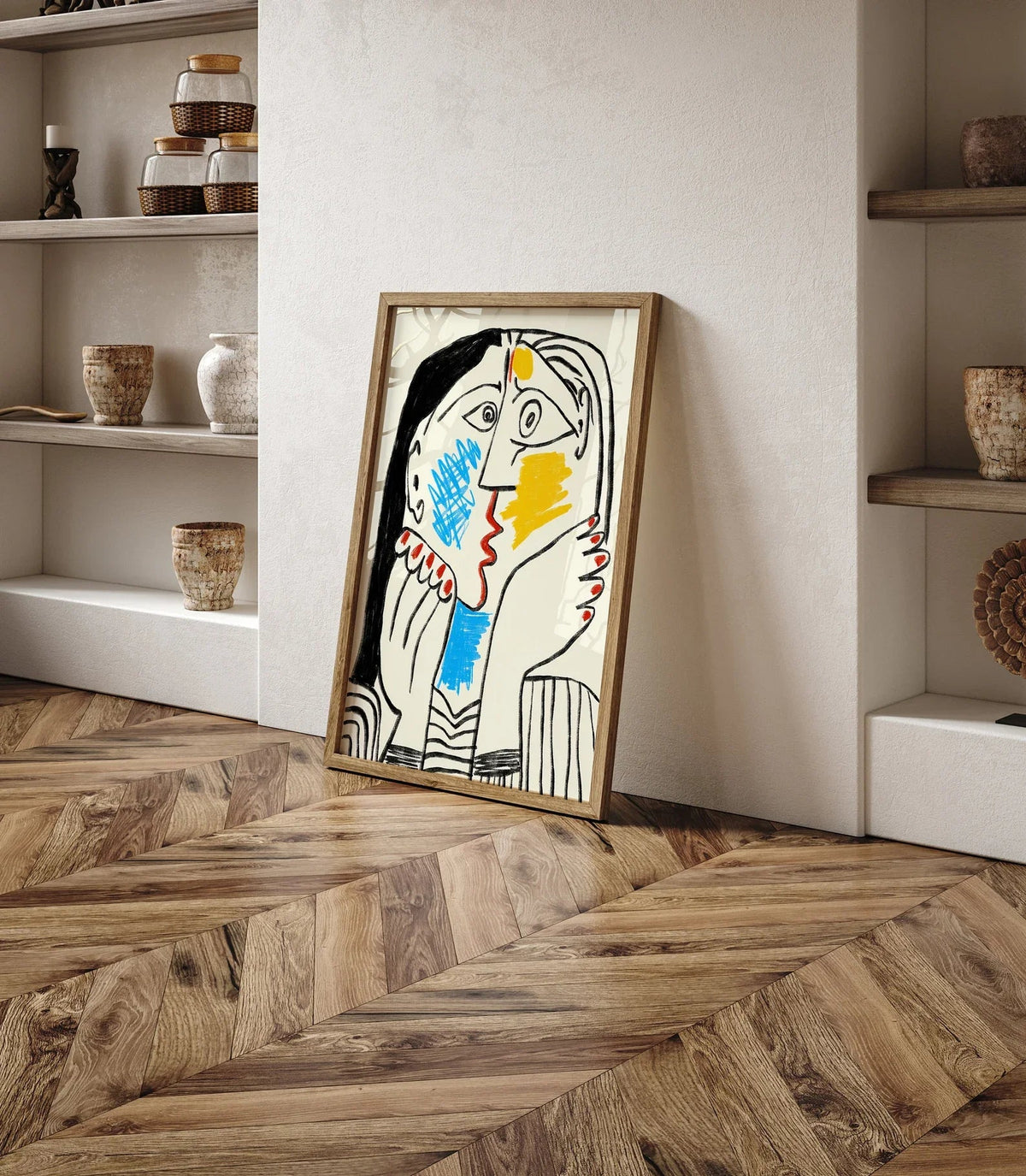 Picasso Exhibition poster, Picasso The Kiss Art Print, Gift Idea for friends, Picasso Exhibition Wall Art Decor, Famous Artist