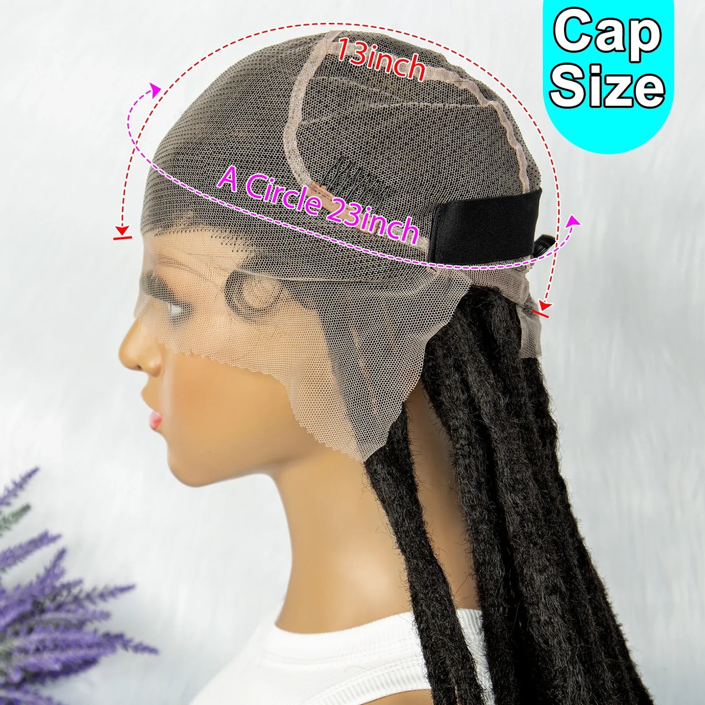KIMA 50" Extra Long Box Braids Wig | Full Lace Front