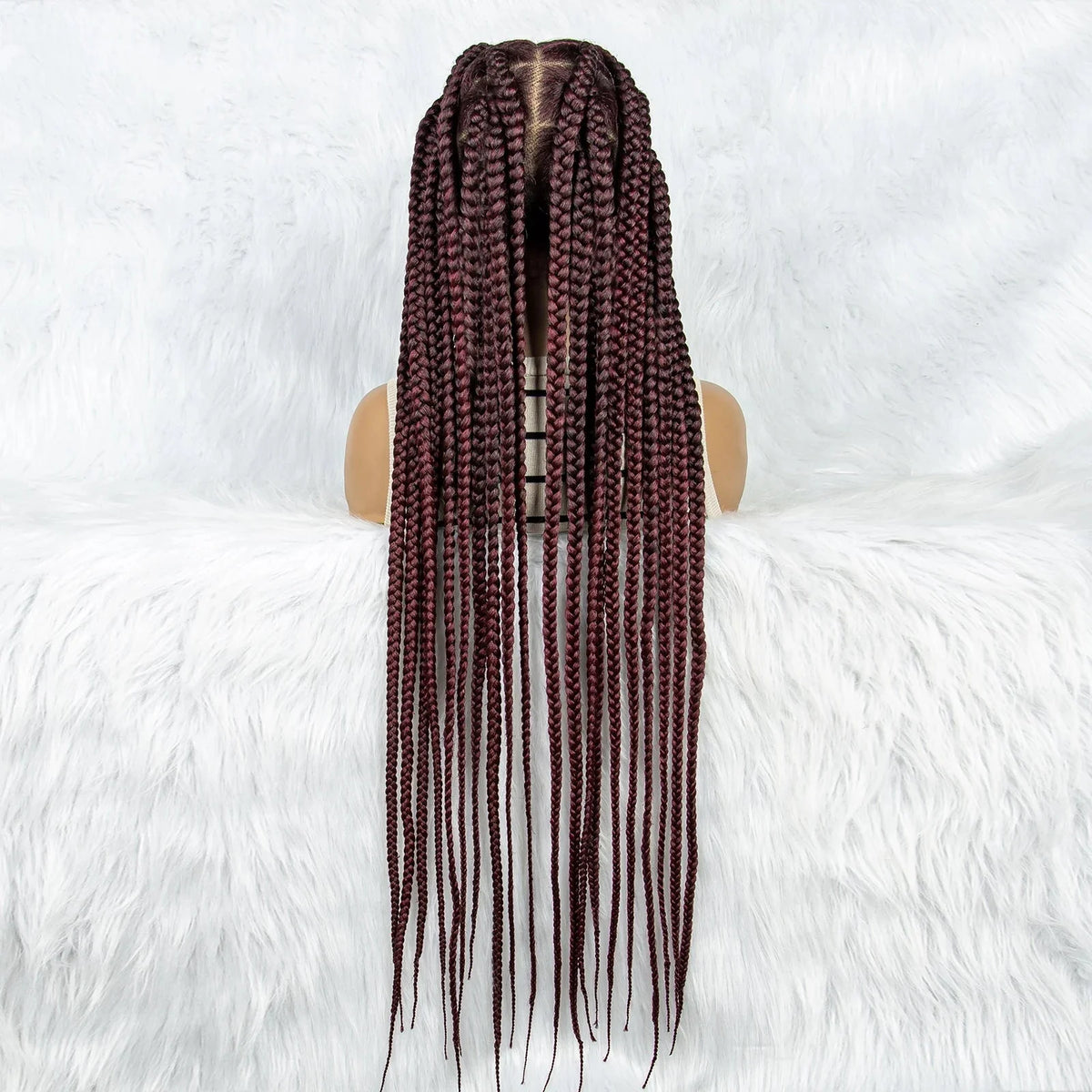 HD Lace Knotless Square Box Braids Wig | Full Lace | Baby Hair | Black Women