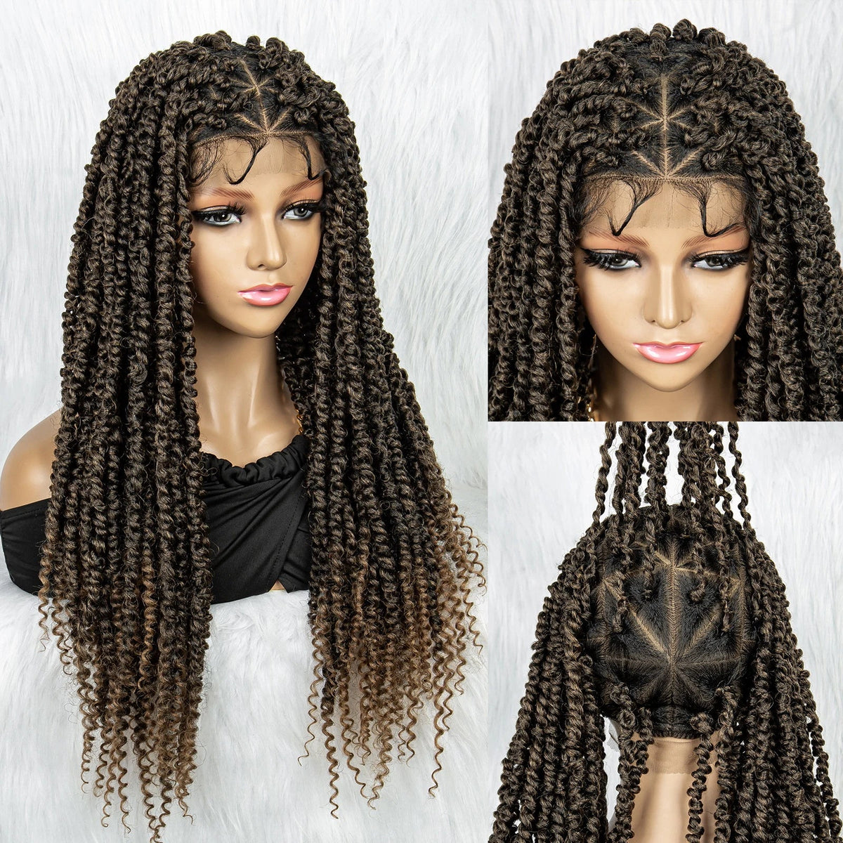 Knotless Box Braids Wig | Full Lace Front with Baby Hair