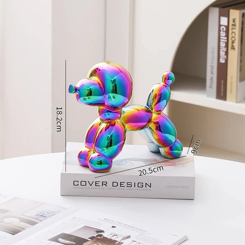 Ceramic Guest Dog Figurine Home Decor room Decoration Accessories Office Nordic Animal Decorative Sculptures  Figurines