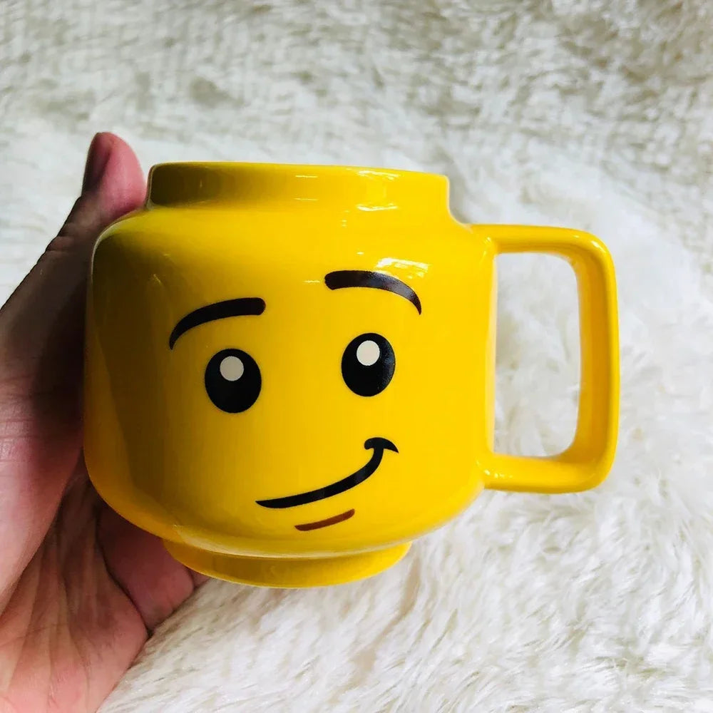 Cute Design Face Expression Ceramic Mug Christmas Gift Box Funny  Mug Ideal Gift for New Year Creative and Unique Gift