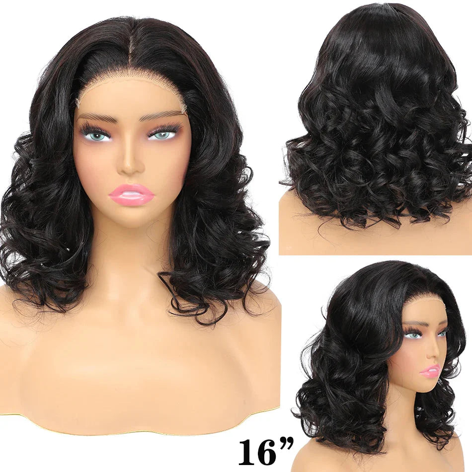 Vietnamese | 100% Raw Hair | Bouncy Loose | Wave | Pre Cut | Glueless | HD | Lace Closure | Wear And Go | 100% Human Hair Wigs