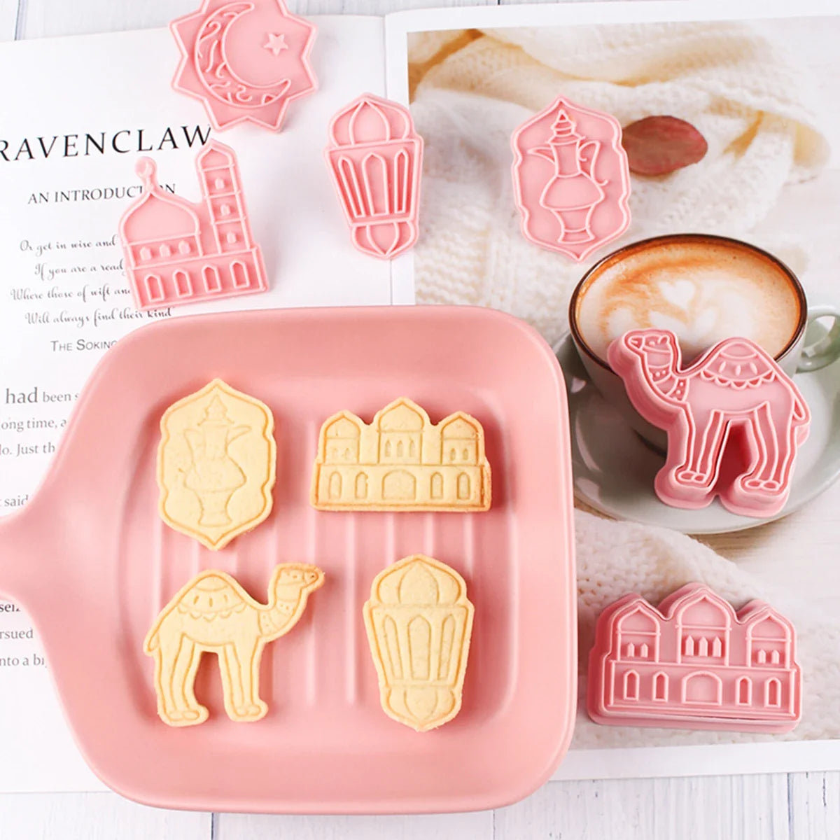Ramadan Decoration 2025 EID Mubarak Biscuit Mold Cookie Cutter DIY Islamic Muslim Party Decor Al Adha Ramadan Kareem Eid Mubarak