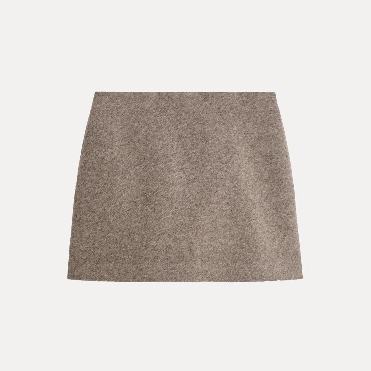 Women's Brown A-Line Midi Skirt