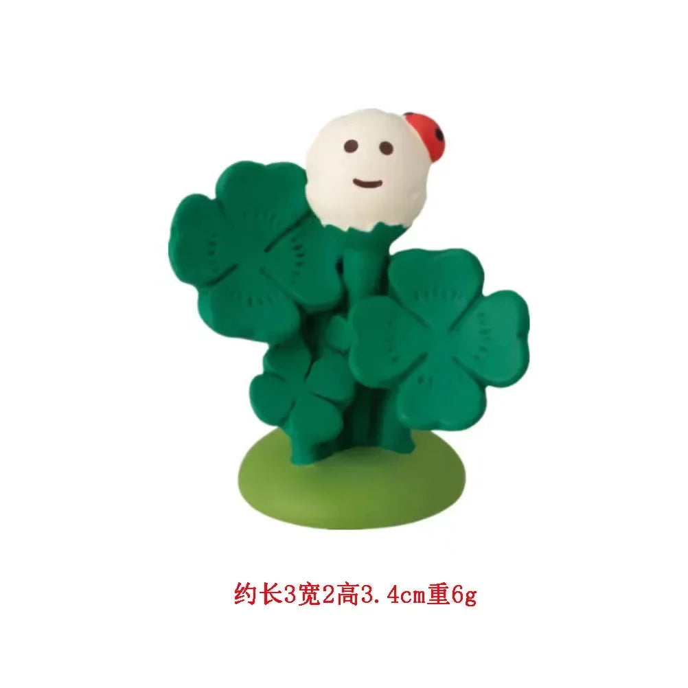 Spring-flowering Scene Decorate Home Decoration Garden Farm Scene Series Bookshelf Decoration Set Children's Toy Doll Ornaments