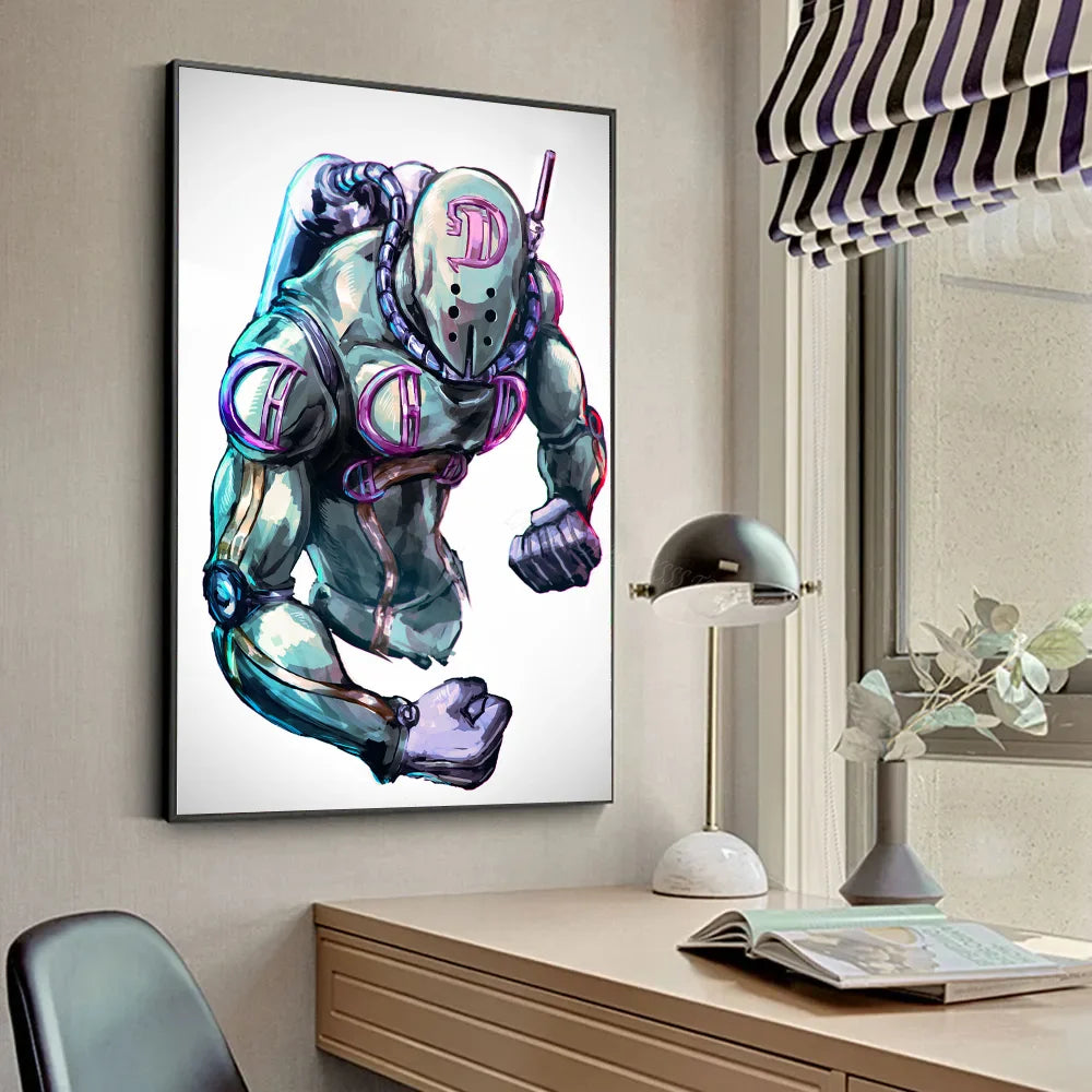 J-JoJo Stand Poster HD Posters Home Room Bar Cafe Decor Art Wall Painting Picture