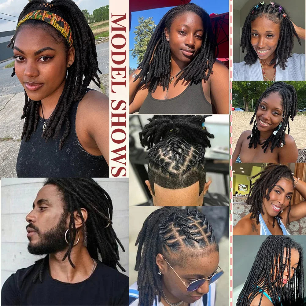 Bulk Human Hair Extensions | Brazilian Straight Hair for Braids & Dreadlocks | Natural Crochet Hair