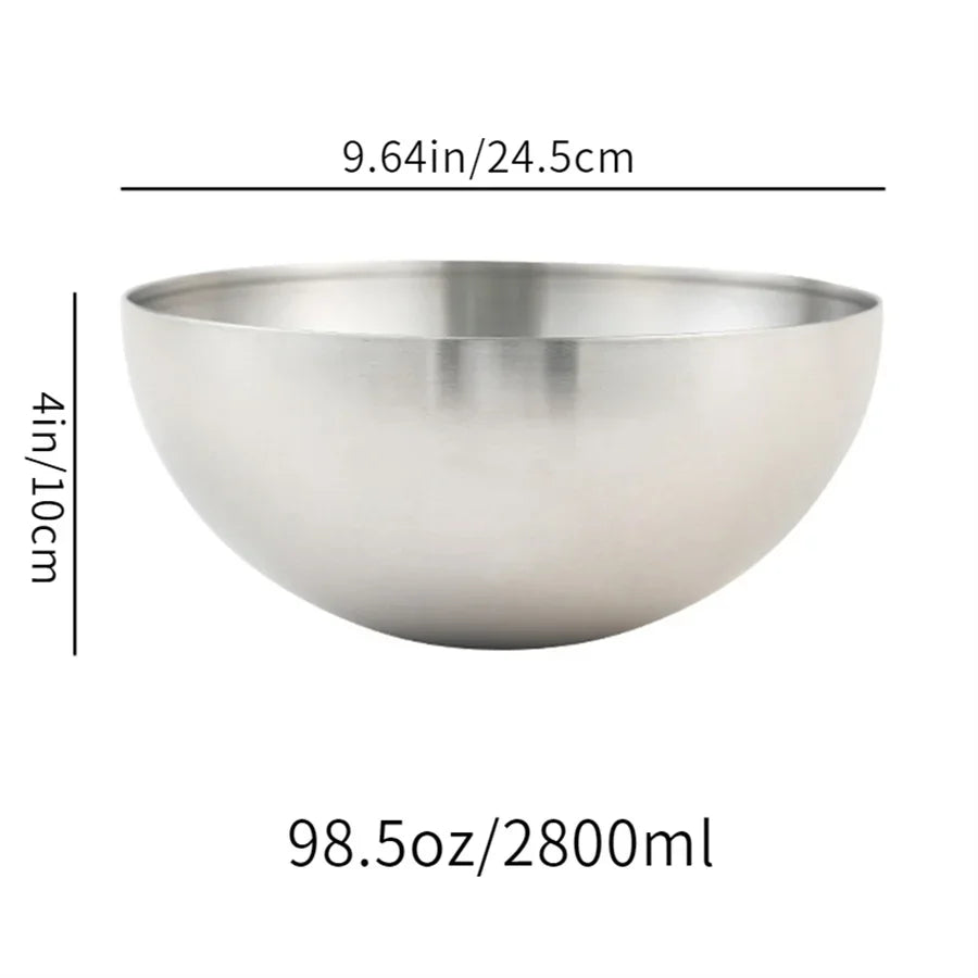 Multi Functional Stainless Steel Vegetable Bowl, Egg Mixing Bowl, Drain Basket, Soup Basin, Kitchen Cooking And Storage Tool