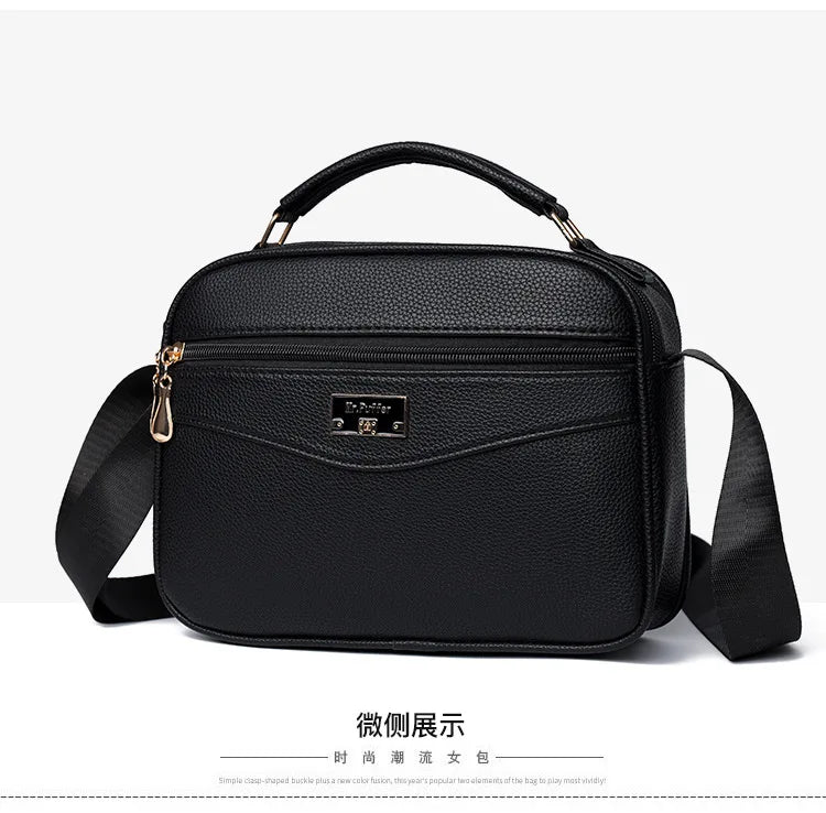 Large Capacity Foreign Trade PU Small Square Bag | New Women's Simple Handbag & Versatile Crossbody Purse