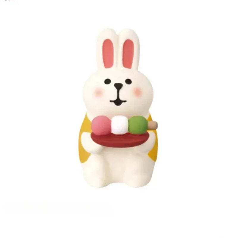 Cute Cat Ornament Admiring Flowers Scene ZAKKA Cherry Blossom INS Trendy Toy DIY Resin Handicraft Ornament