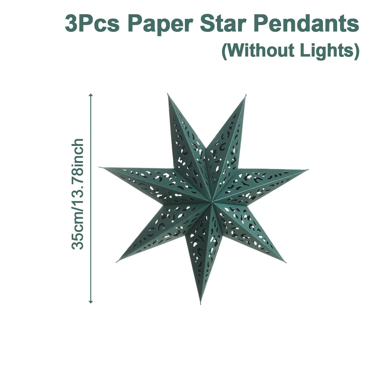 Christmas Paper Star Pendant Merry Christmas Decorations for Home 2025 Navidad Xmas Tree Hanging Lampshades Ornament New Year