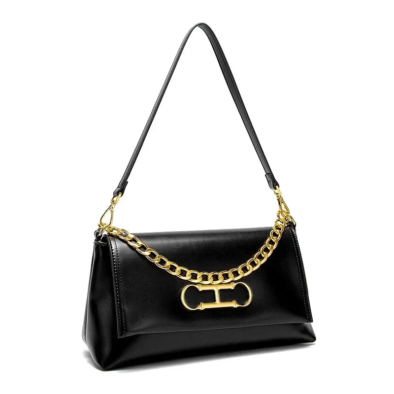 Pure Simple Classic Retro Square Ladies Shoulder Bag | Fashionable Exquisite Workmanship New Women's Crossbody Bag