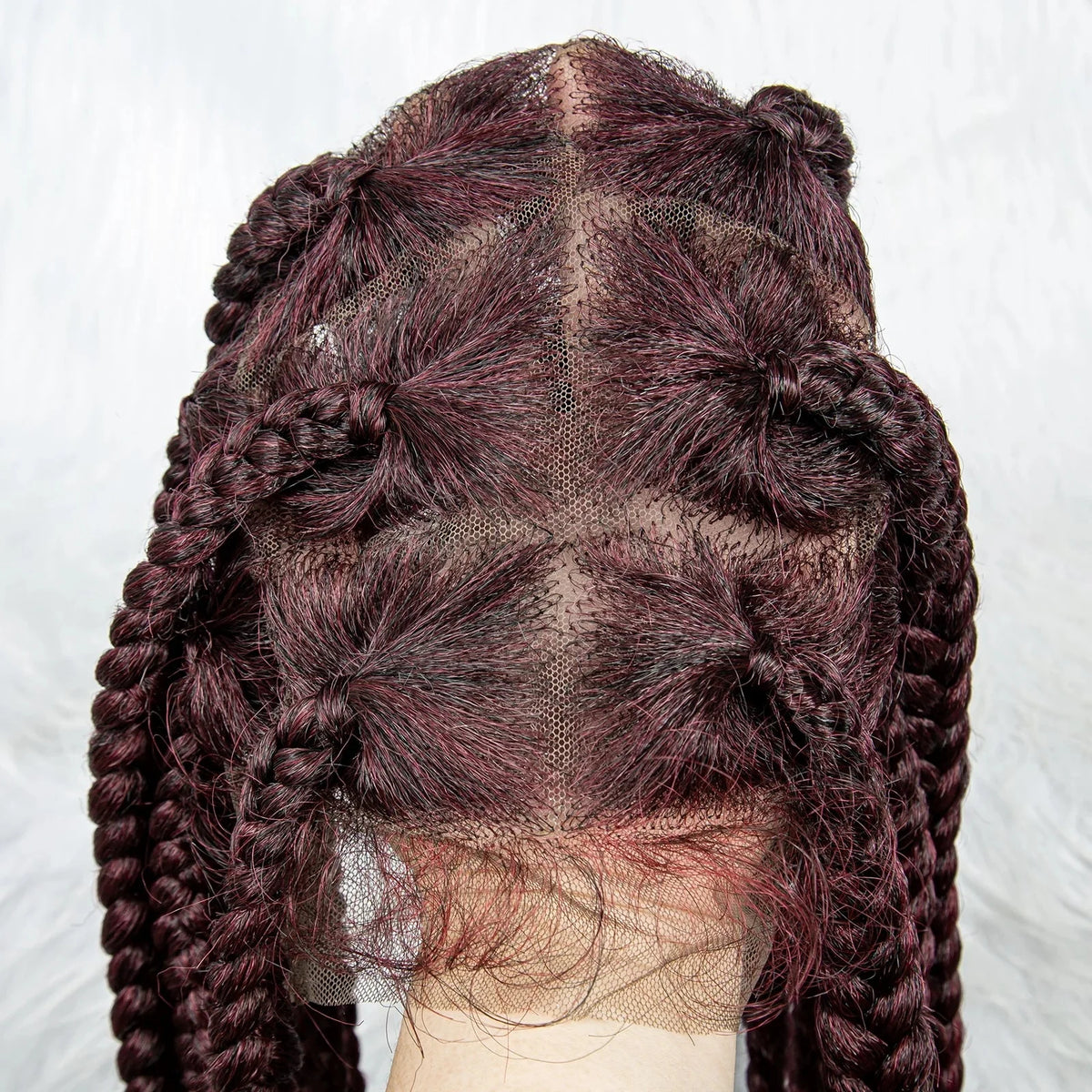 HD Lace Knotless Square Box Braids Wig | Full Lace | Baby Hair | Black Women