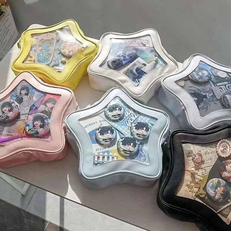 Original Cute Kawaii Ita Bag | Anime Five Pointed Star Two-dimensional Crossbody Bag &amp; Street Fashion Ulzzang Shoulder Bag
