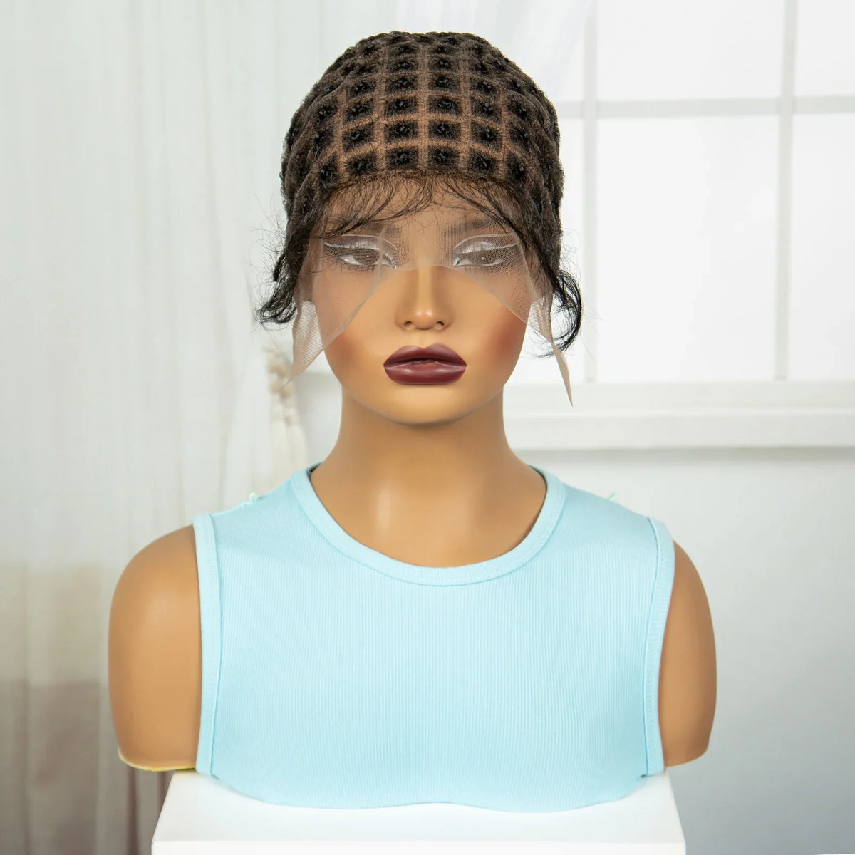 Full Lace Braided Wig Cap | Knotless Box Braid Base | Sew-In & Crochet Ready