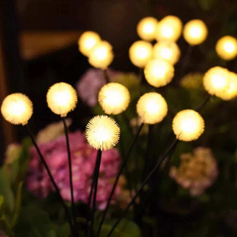 1PC Solar LED Dandelion Garden Lights, 6-Head 2 Modes Lawn Lamp,Ideal Landscape Lighting For Garden,Lawn,Yard,Pathway,Balcony
