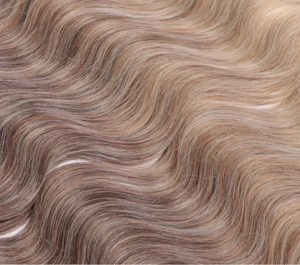 Fashion Idol Body Wave Crochet Hair - 22 Inch Soft Long Synthetic Goddess Braids - Natural Wavy Ombre 613 Blonde Hair Extensions
