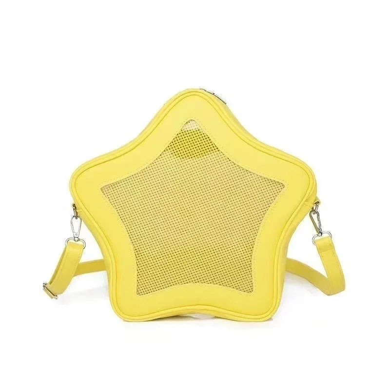Original Cute Kawaii Ita Bag | Anime Five Pointed Star Two-dimensional Crossbody Bag &amp; Street Fashion Ulzzang Shoulder Bag
