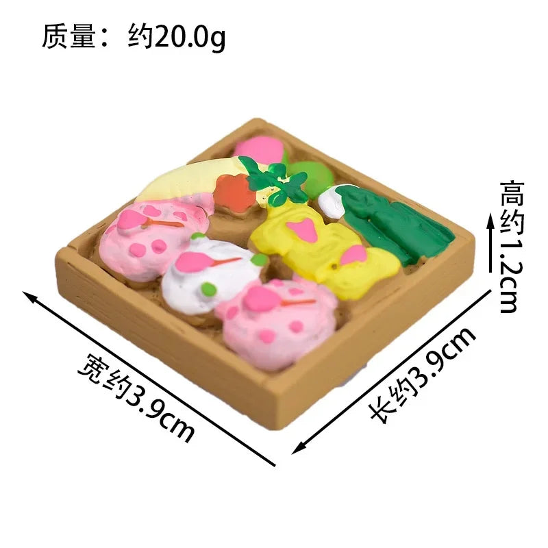 Cute Cat Ornament Admiring Flowers Scene ZAKKA Cherry Blossom INS Trendy Toy DIY Resin Handicraft Ornament