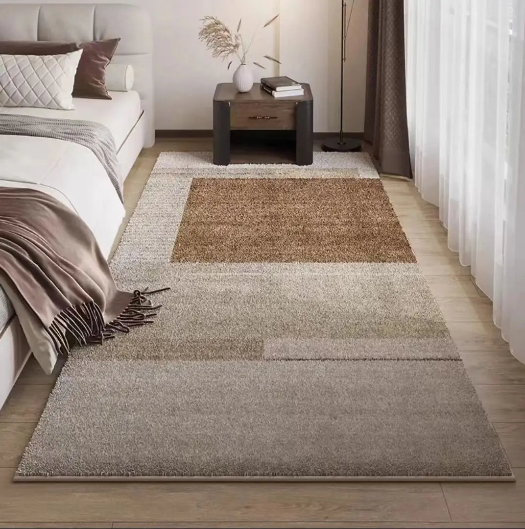 Japanese Amazing Silence Style Imitation Cashmere Carpet Living Room Bedroom Bedside Decorative Carpet Soft Comfort Washable Mat