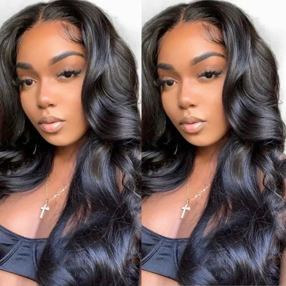 Rebecca Body Wave Transparent T-Part Lace Front Wig | Brazilian Human Hair "Wear To Go" (On Sale)